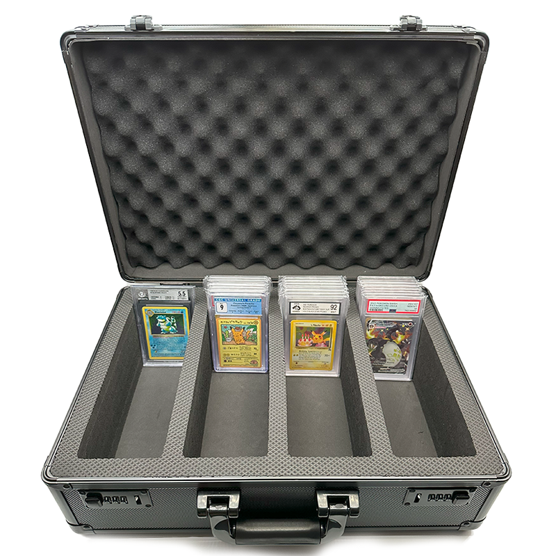 4 Row Graded Card Storage Case